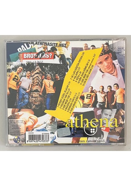 Athena Tam Zamanı Şimdi CD (Orijinal 2001 Dönem Baskı Cd) fiyatları