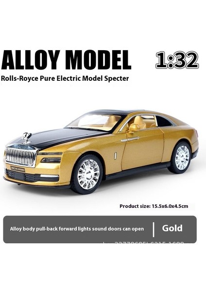1-32 Rolls-Royce Shining Rolls-Royce Pure Trolley Simülasyon Alaşımlı Araba Modeli Süs (Yurt Dışından)