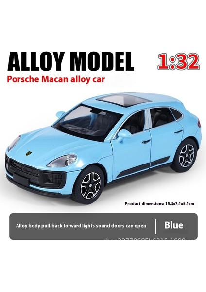 1:32 Bosjet Mclaren Macan Alaşımlı Araba Modeli Süs Çocuk Oyuncakları (Yurt Dışından)