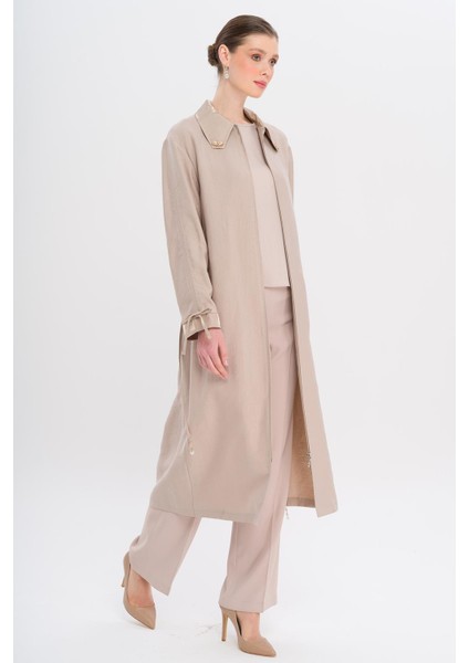 Yakası Boncuk Kolu Büzgü Detaylı Astarsız Modal Kap Taş 6751 fırsatları