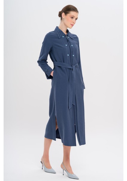 Fermuar Kapamalı Dikiş Detaylı Astarsız Modal Kap Indigo 6721 indirimleri