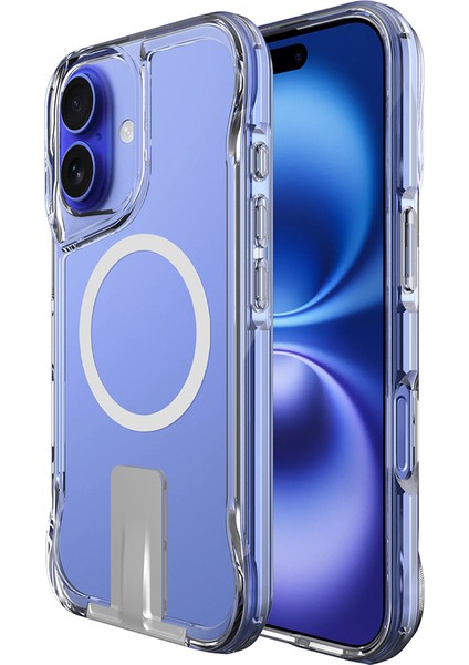 iPhone Uyumlu 16 Kılıf M-Safe Şarj Özellikli Zore T-Max Standlı Kapak fiyatları