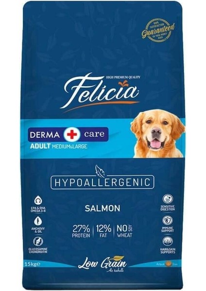 Somon Balıklı Düşük Tahıllı Hipoalerjenik Yetişkin Köpek Maması 15 kg fiyatları