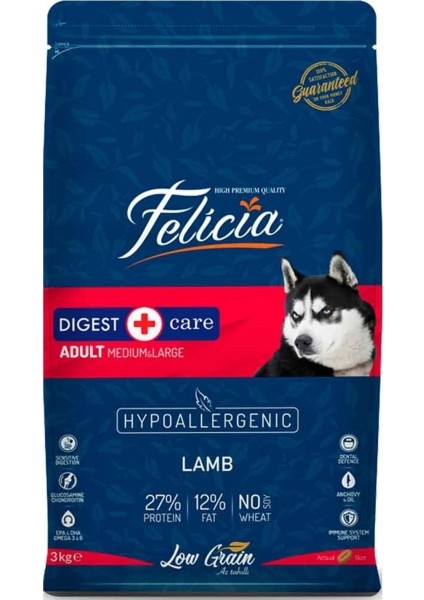 Köpek Maması Kuzu Etli Az Tahıllı 3 kg