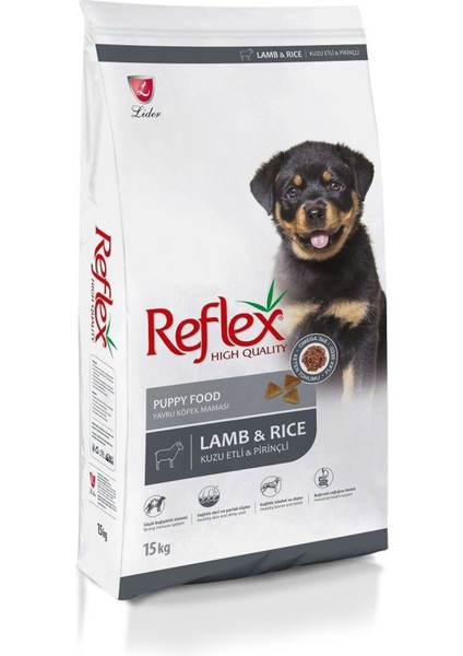 Kuzu Etli ve Pirinçli Yavru Köpek Maması 15 kg