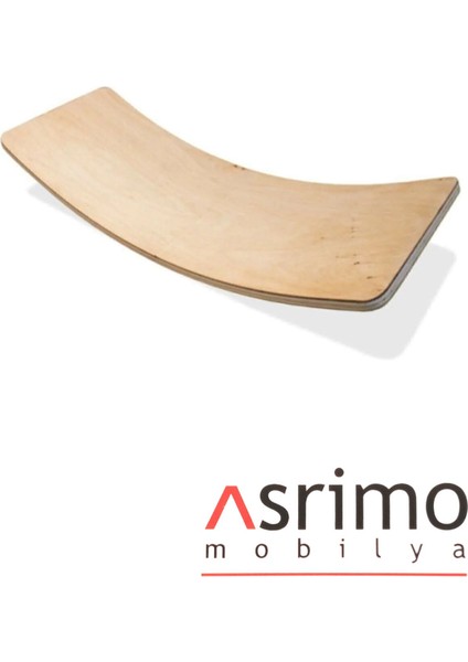 Denge Tahtası Balance Board Doğal Ahşap Oyuncak - Yoga ve Pilates