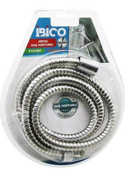 Metal Duş Hortumu 150CM Vakumlu Ambalaj Anti Twist=dolanmaz-Kıvrılmaz-Kopmaz (5047)