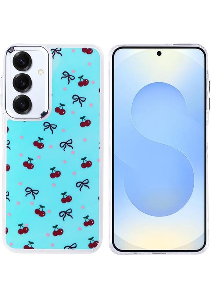 Galaxy Uyumlu S24 Plus Kılıf Airbag Tasarımlı Zore Hadra Kapak-Kiraz