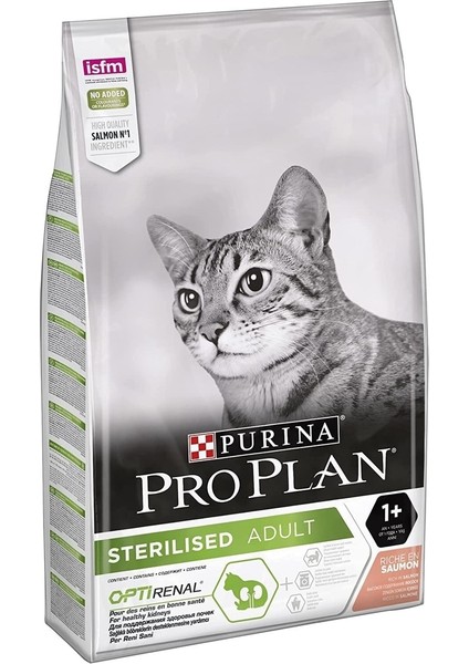 Proplan Sterilised Kısırlaştırılmış Somonlu Kedi Maması 10 kg
