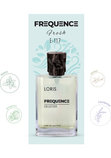 E-117 Frequence Parfume Edp 50ML Erkek Parfüm fiyatları