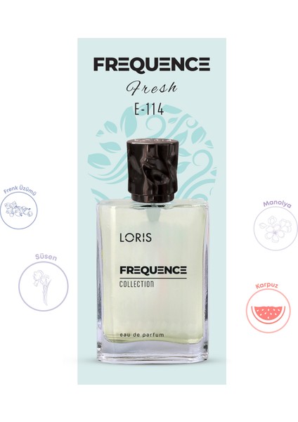 E-114 Frequence Parfume EDP 50 ml Erkek Parfüm fırsatları