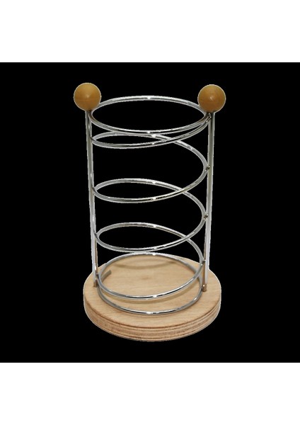 Armoni Metal Kaşıklık - Ahşap Taban - Tezgah Üstü (5047)