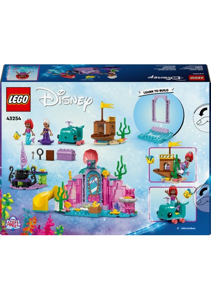 ® │ Disney Princess Ariel'in Kristal Mağarası 43254 - 4 Yaş & Üzeri Çocuklar için Yaratıcı Oyuncak Yapım Seti (141 Parça) fırsatları