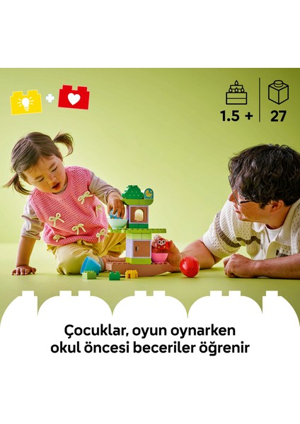 ® DUPLO® Denge ve Dizme Ağacı 10440 - 1½ Yaş & Üzeri Çocuklar için Eğitici Oyuncak Yapım Seti (27 Parça) indirimleri