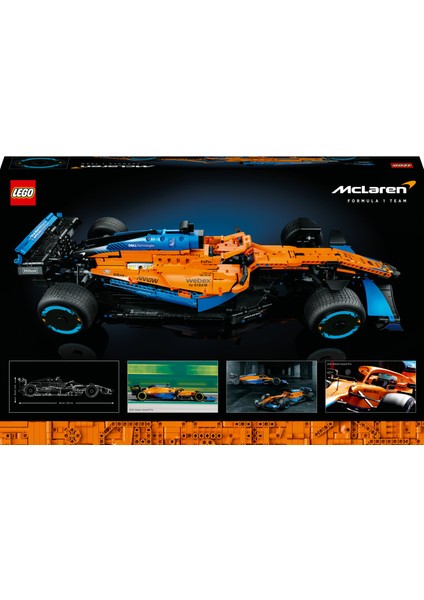 ® Technic McLaren Formula 1™ Yarış Arabası 42141 - Yetişkinler için Koleksiyonluk Yaratıcı Model Yapım Seti (1434 Pr) fırsatları