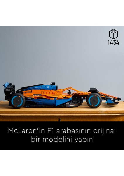 ® Technic McLaren Formula 1™ Yarış Arabası 42141 - Yetişkinler için Koleksiyonluk Yaratıcı Model Yapım Seti (1434 Pr) indirimleri