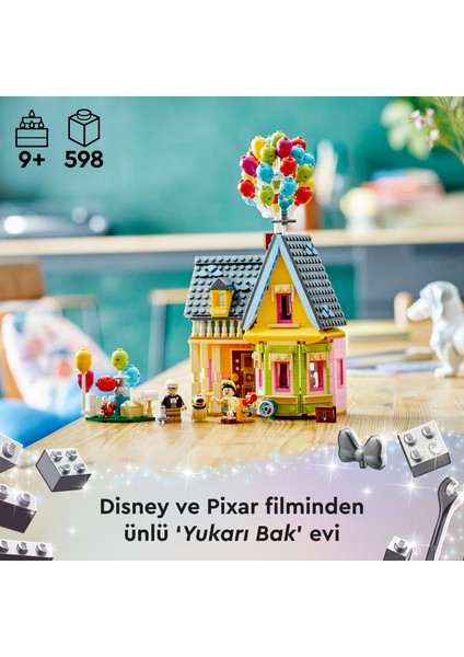 ® │ Disney “Yukarı Bak” Evi 43217 - 9 Yaş & Üzeri Çocuklar için Yaratıcı Oyuncak Yapım Seti (598 Parça) indirimleri