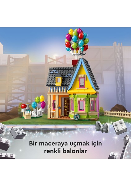 ® │ Disney “Yukarı Bak” Evi 43217 - 9 Yaş & Üzeri Çocuklar için Yaratıcı Oyuncak Yapım Seti (598 Parça)