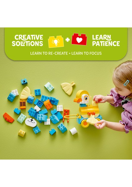 ® Duplo® Kasabası 3’ü 1 Arada Tekerlekli Hayvanlar 10448 - 2 Yaş ve Üzeri Çocuklar Için Eğitici Oyuncak Yapım Seti (58 Parça)
