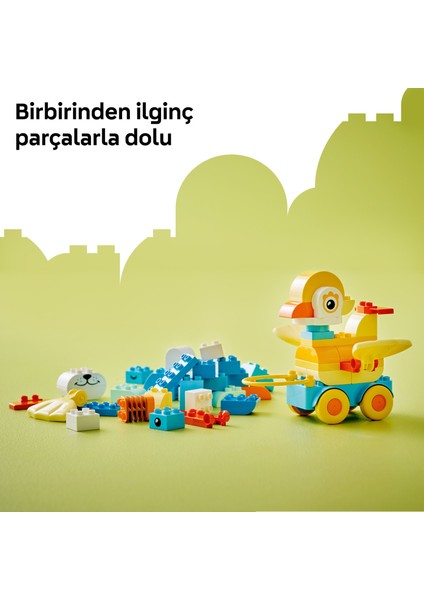® Duplo® Kasabası 3’ü 1 Arada Tekerlekli Hayvanlar 10448 - 2 Yaş ve Üzeri Çocuklar Için Eğitici Oyuncak Yapım Seti (58 Parça)