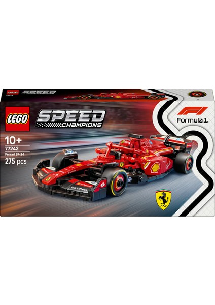 ® Speed Champions Ferrari SF-24 F1® Yarış Arabası 77242 - 10 Yaş & Üzeri Çocuklar için Oyuncak Model Yapım Seti (275 P) modelleri