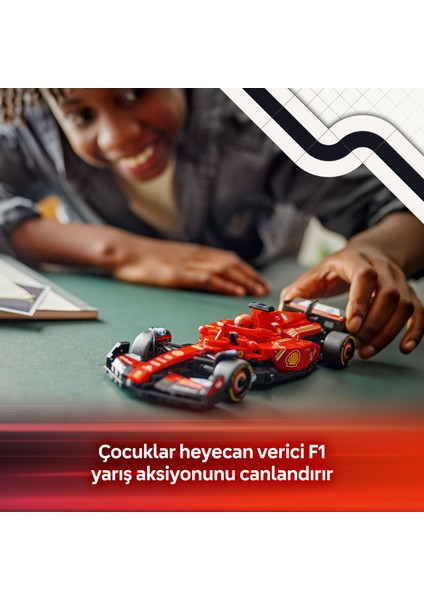 ® Speed Champions Ferrari SF-24 F1® Yarış Arabası 77242 - 10 Yaş & Üzeri Çocuklar için Oyuncak Model Yapım Seti (275 P)