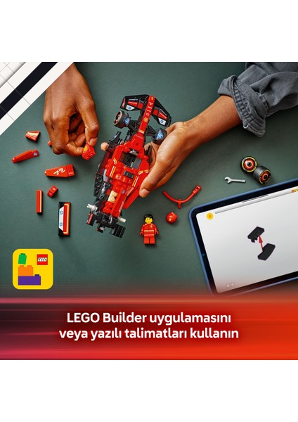 ® Speed Champions Ferrari SF-24 F1® Yarış Arabası 77242 - 10 Yaş & Üzeri Çocuklar için Oyuncak Model Yapım Seti (275 P)
