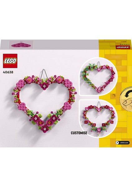 ® Iconic Kalp Süsü 40638 - 9 Yaş & Üzeri Çocuklar için Sevgililer Günü Temalı Model Yapım Seti (254 Parça) fırsatları