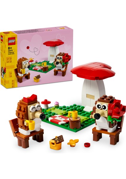 ® Iconic Kirpi Pikniği 40711 - 8 Yaş & Üzeri Çocuklar için Hayvan Figürü İçeren Yaratıcı Oyuncak Yapım Seti (166 Parça)