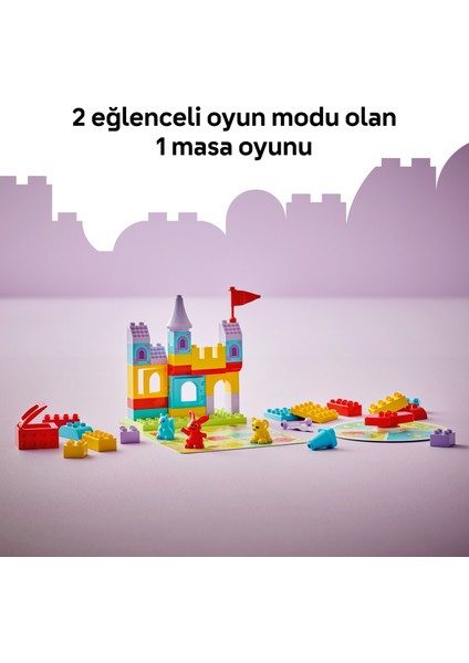 ® Duplo® Hopsy’nin Kale Oyunu 10450 - 3 Yaş ve Üzeri Çocuklar Için 3 Hayvan Figürü Içeren Eğitici Oyuncak Yapım Seti (47 Pr)
