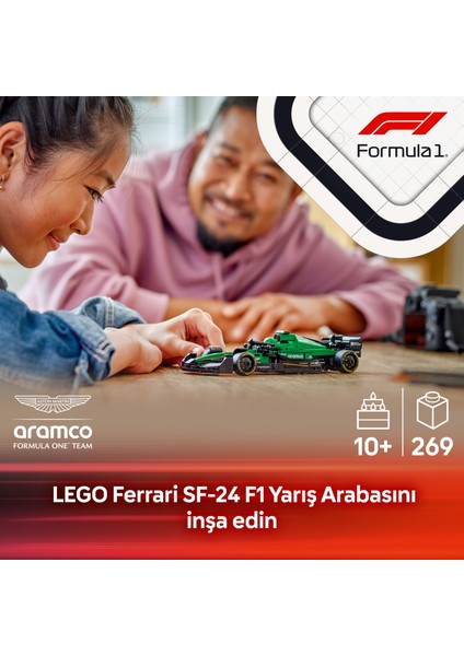 ® Speed Champions KICK Sauber F1® Team C44 Yarış Arabası 77247 - 10 Yaş & Üzeri Çocuklar için Oyuncak Model Yapım Seti (259 P) indirimleri