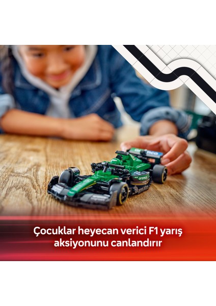 ® Speed Champions KICK Sauber F1® Team C44 Yarış Arabası 77247 - 10 Yaş & Üzeri Çocuklar için Oyuncak Model Yapım Seti (259 P)
