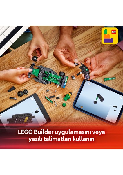 ® Speed Champions KICK Sauber F1® Team C44 Yarış Arabası 77247 - 10 Yaş & Üzeri Çocuklar için Oyuncak Model Yapım Seti (259 P)