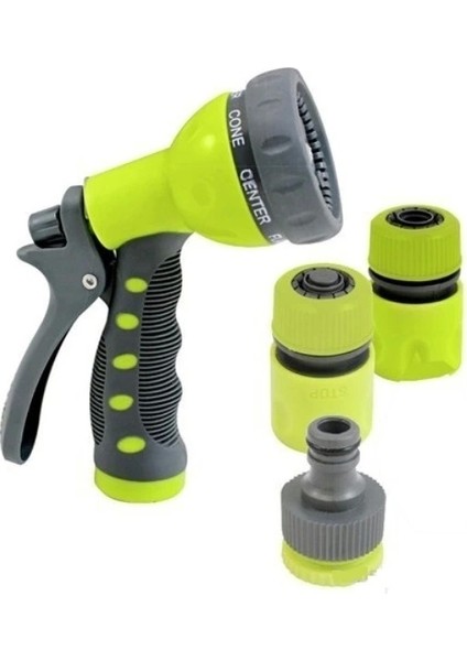 Sulama Tabancası - 4lü Sulama Sistemi 7 Fonkiyonlu (5047)