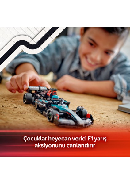 ® Speed Champions Mercedes-AMG F1® W15 Yarış Arabası 77244 - 10 Yaş & Üzeri Çocuklar için Oyuncak Model Yapım Seti (267 P)