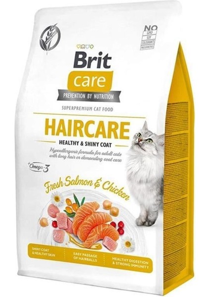 Haircare Hypo-Allergenic Deri ve Tüy Sağlığı Için Tahılsız Yetişkin Kedi Maması 2kg