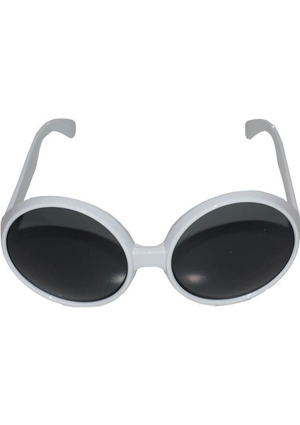 80 Li Yıllar Beyaz Renk Nostalji Yeşilçam Parti Gözlüğü (5047)