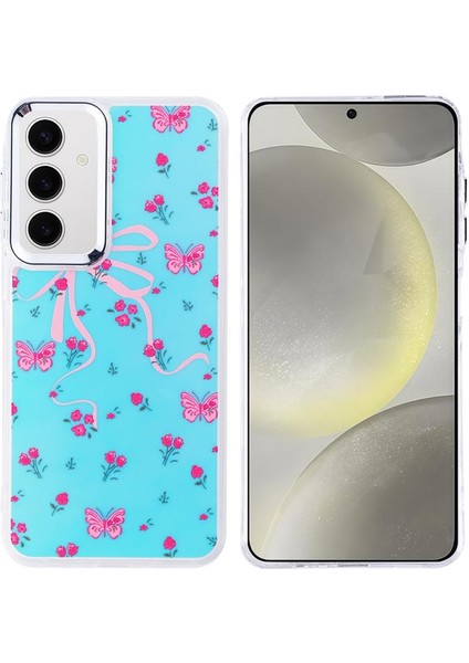 Galaxy Uyumlu S24 Fe Kılıf Airbag Tasarımlı Zore Hadra Kapak-Kelebek