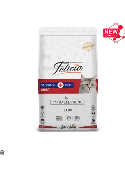 Kedi Maması 2 kg Kuzu Etli Hypoallergenic