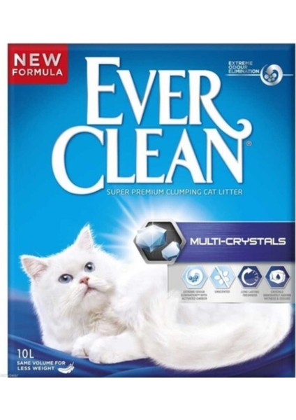 Multi Crystal Extra Güçlü Topaklaşan Kedi Kumu 10 Lt