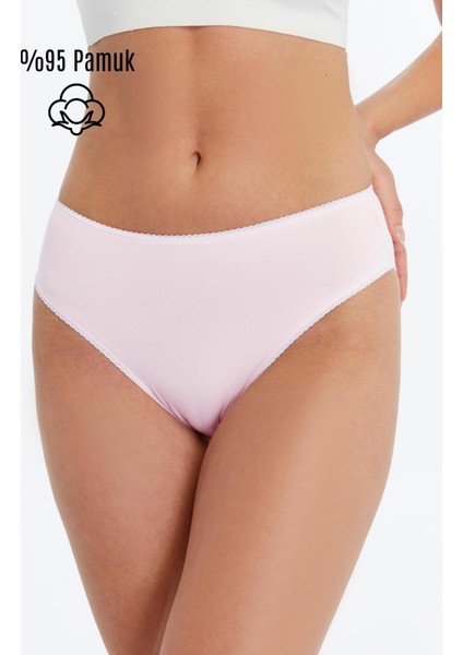 Kadın Külot Pamuklu Likralı Karışık Renk 5’li Paket İç Giyim modelleri