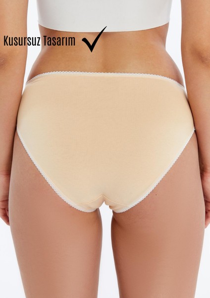 Kadın Külot Pamuklu Likralı Karışık Renk 5’li Paket İç Giyim fırsatları