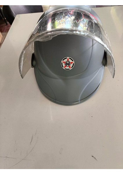 Motosilet Jokey Kaskı Camlı Gri indirimleri