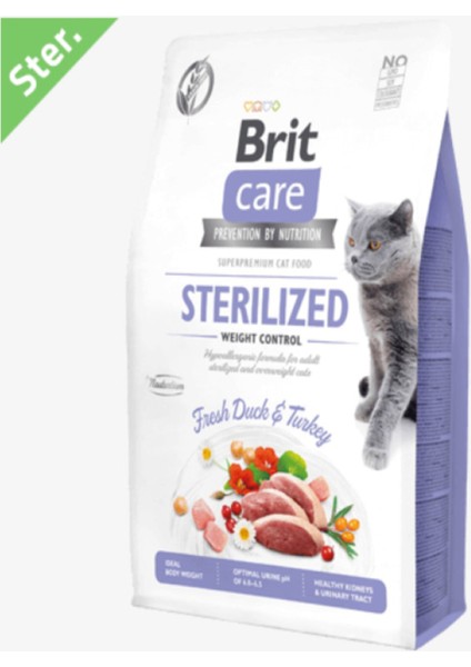 Ördekli Kısırlaştrırılmış Yetişkin Kedi Maması 7 Kg.