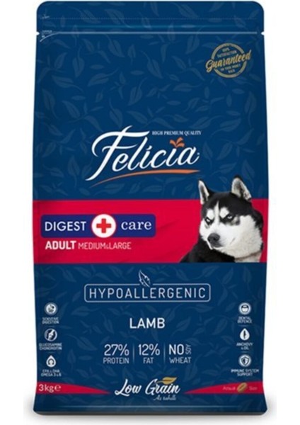 Digest Care Büyük Irk Yavru Köpek Maması KUZU'LU3KG