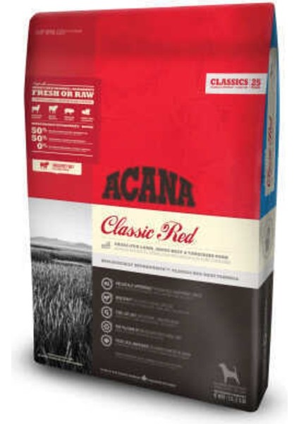 Classics Red Düşük Tahıllı Etli ve Sebzeli Köpek Maması 2 kg