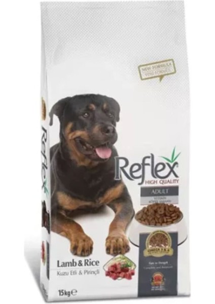 Kuzu Etli ve Pirinçli Yetişkin Köpek Maması 15 kg