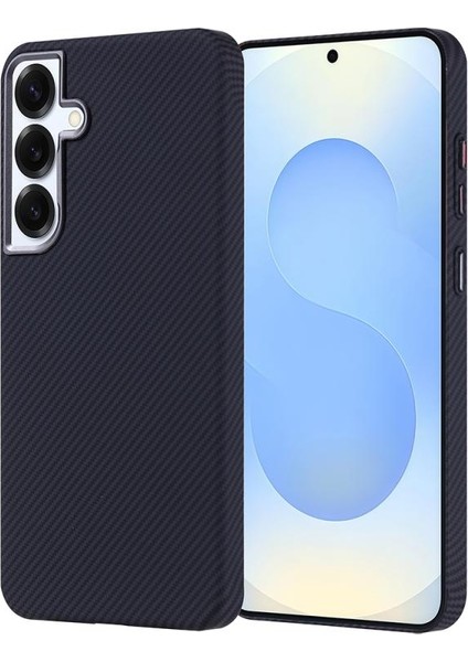 Galaxy Uyumlu S24 Plus Kılıf M-Safe Şarj Özellikli Karbon Fiber Görünümlü Zore Nekst Kapak