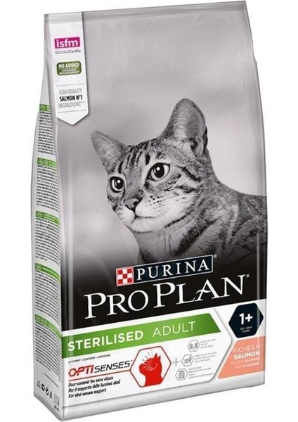 Proplan Sterilised Kısırlaştırılmış Somonlu Kedi Maması 10 kg