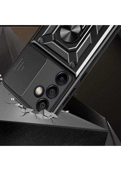 Galaxy Uyumlu S24 Fe Kılıf Magnetik Standlı Kamera Korumalı Zore Sürgülü Vega Kapak fiyatları